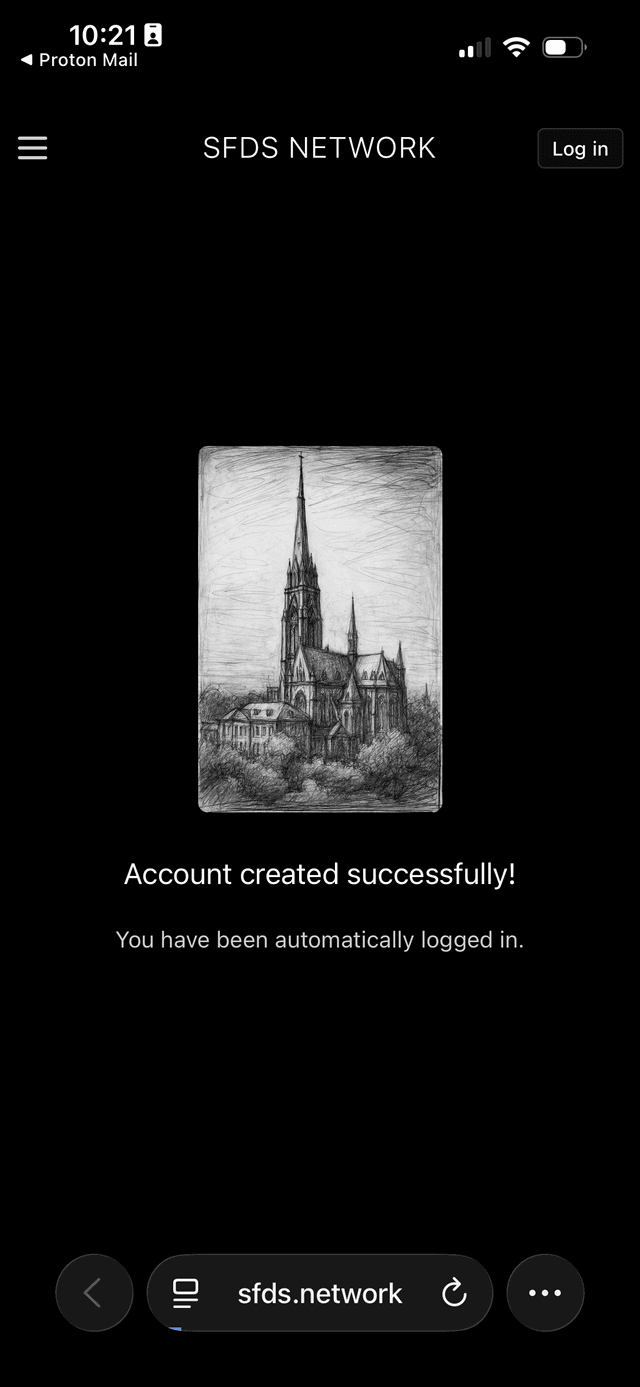 Login flow on mobile (5 of 6)