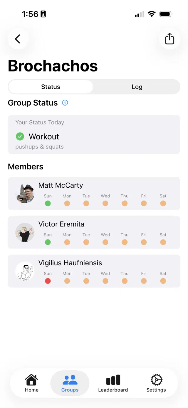 Chad or Soy home screen